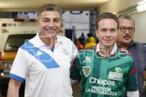 FÚTBOL . PUEBLA FC VS JAGUARES
