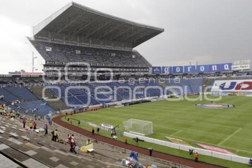 FUTBOL . PUEBLA FC VS JAGUARES