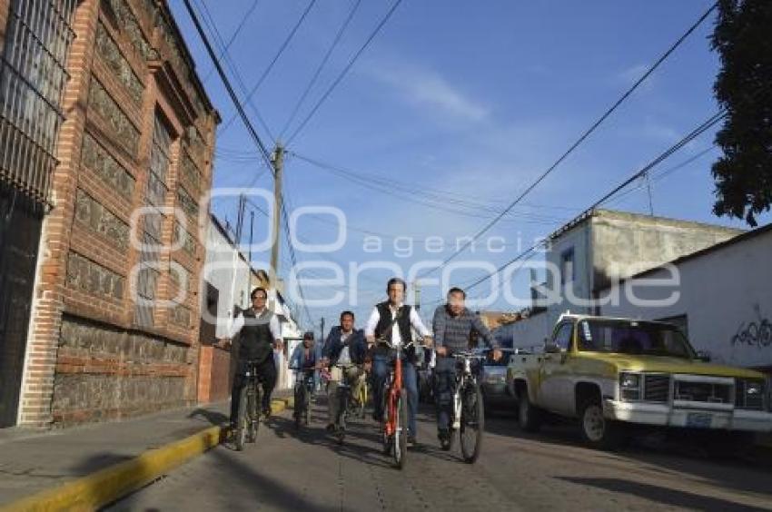 RODADA EN BICI . CHOLULA