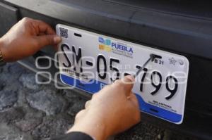 CANJE DE PLACAS