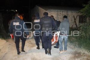 HOMICIDIO MUJER . TEHUACÁN