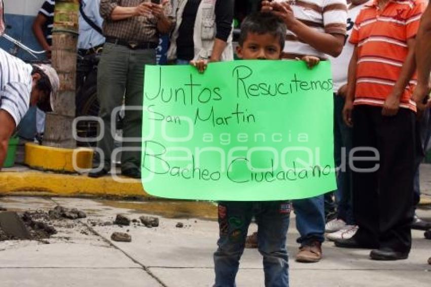 BACHEO CIUDADANO . SAN MARTÍN TEXMELUCAN