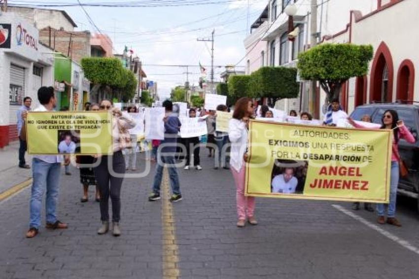 MARCHA DESAPARECIDOS . TEHUACÁN