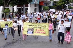 MARCHA DESAPARECIDOS . TEHUACÁN