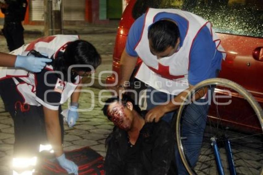 ACCIDENTADO BICICLETA . TEHUACÁN