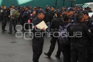 POLICÍA ESTATAL . PARO DE LABORES