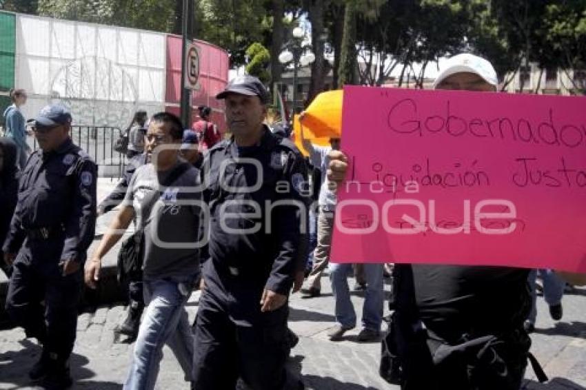 MANIFESTACIÓN POLICÍAS ESTATALES