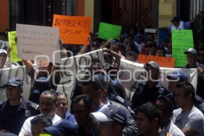 MANIFESTACIÓN POLICÍAS ESTATALES