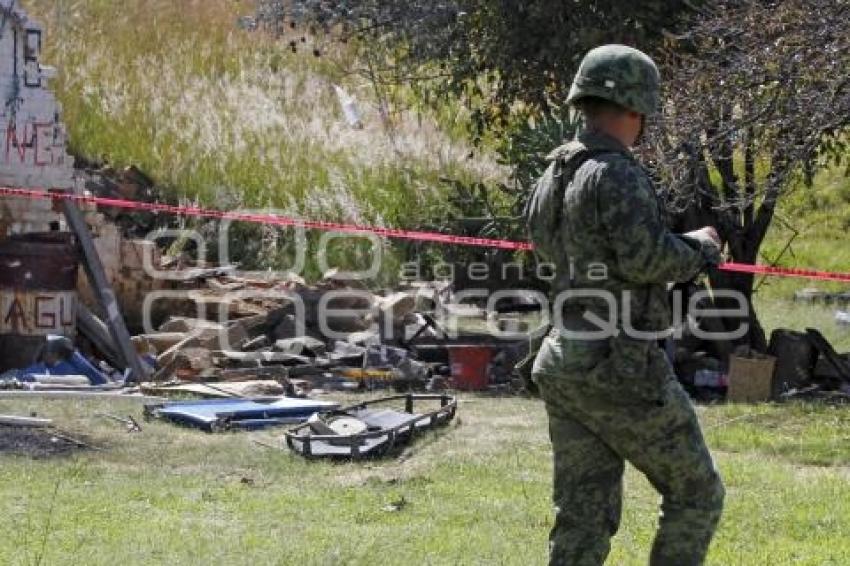 EXPLOSIÓN POLVORÍN . TEPONTLA