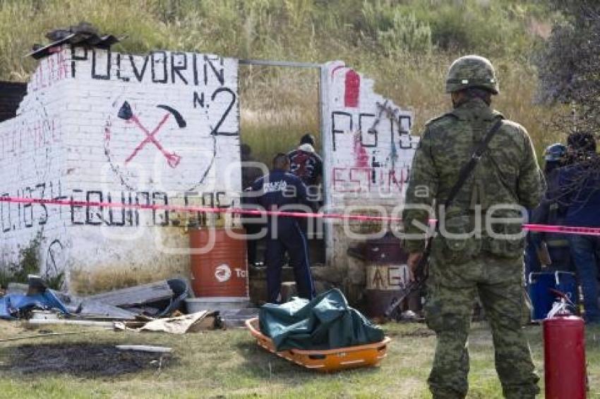 EXPLOSIÓN POLVORÍN . TEPONTLA