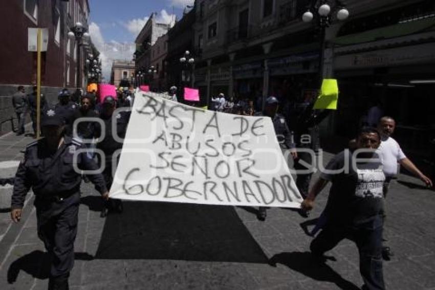 MANIFESTACIÓN POLICÍAS ESTATALES