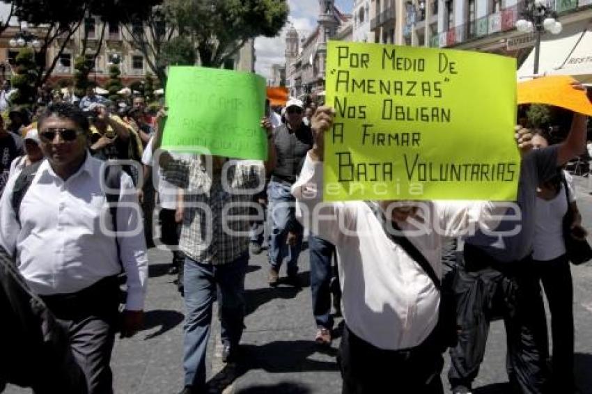 MANIFESTACIÓN POLICÍAS ESTATALES