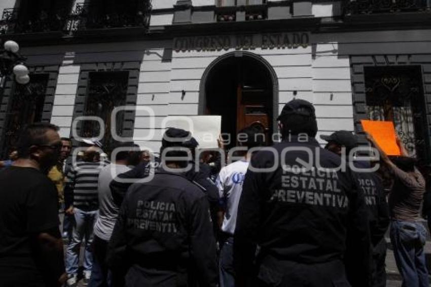 MANIFESTACIÓN POLICÍAS ESTATALES