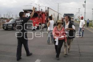 CIERRAN PERIFÉRICO EN PROTESTA