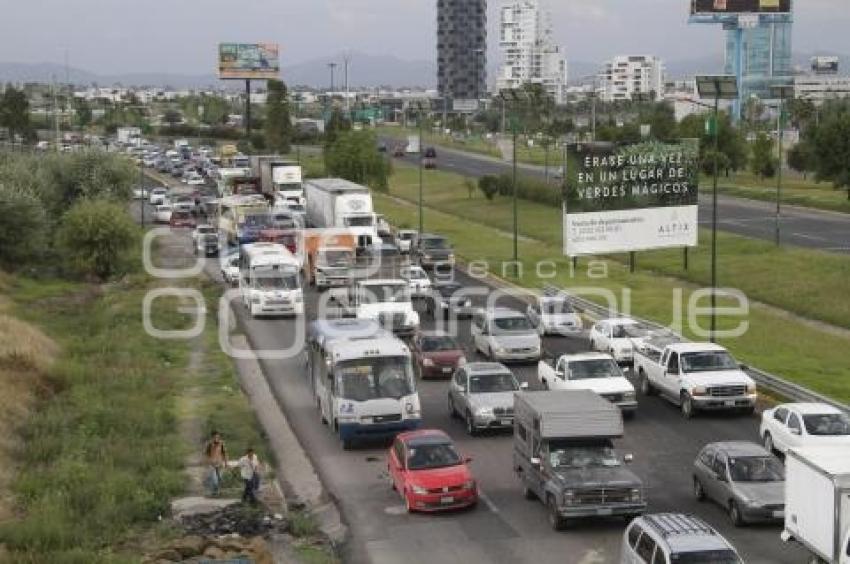 TRÁFICO . PROTESTA PERIFÉRICO