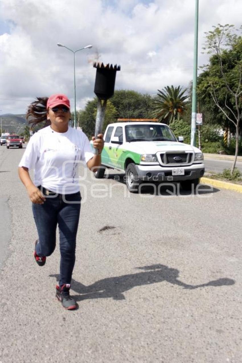 ANTORCHA GUADALUPANA . TEHUACÁN