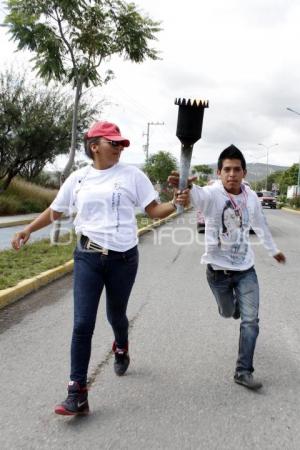 ANTORCHA GUADALUPANA . TEHUACÁN