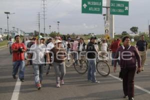 CIERRAN PERIFÉRICO EN PROTESTA