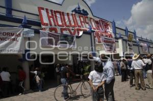 CLAUSURAN PRESIDENCIA SAN ANDRÉS CHOLULA