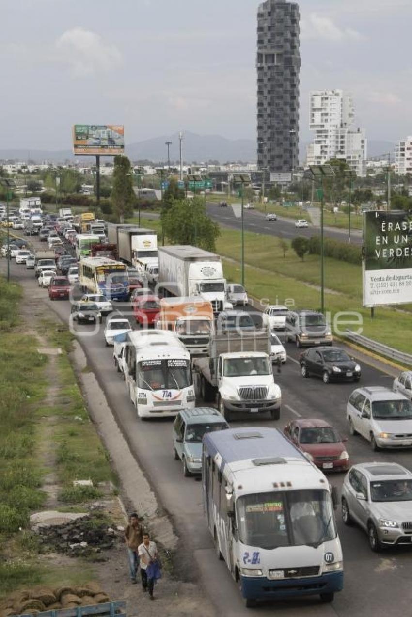 TRÁFICO . PROTESTA PERIFÉRICO