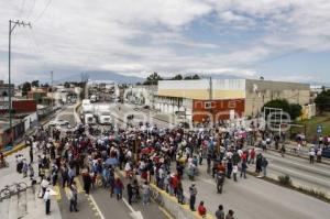 BLOQUEO FEDERAL ATLIXCO . CHOLULA