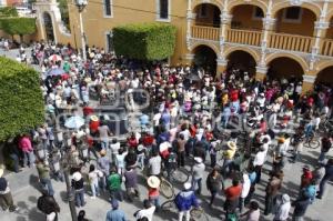 BLOQUEO FEDERAL ATLIXCO . CHOLULA