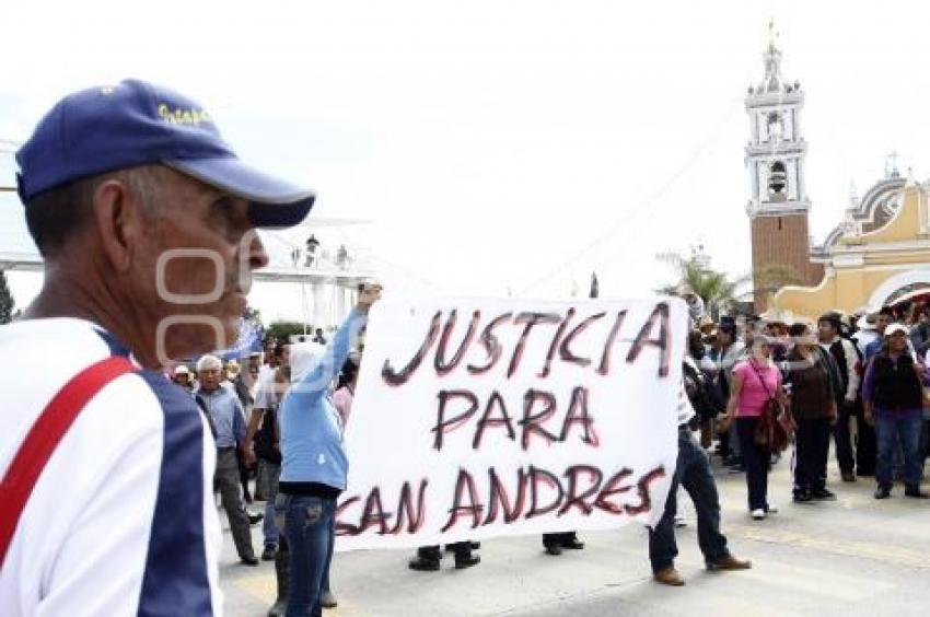 BLOQUEO FEDERAL ATLIXCO . CHOLULA