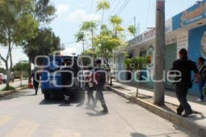 TEHUACÁN . NIÑO ATRAPADO EN AMASADORA