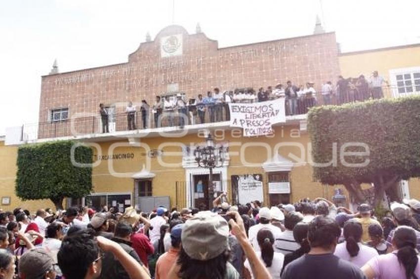 BLOQUEO FEDERAL ATLIXCO . CHOLULA