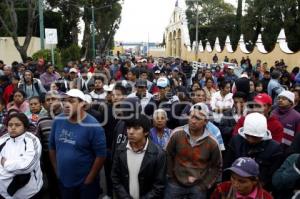 DESALOJO MANIFESTANTES . CHOLULA