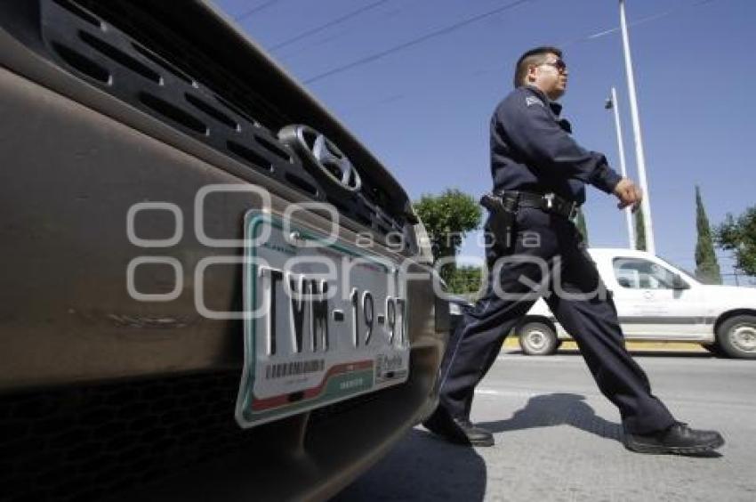 OPERATIVO CONTRA PLACAS VIEJAS