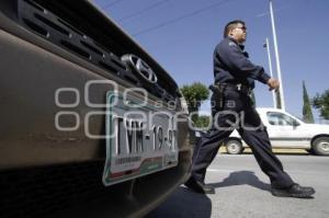 OPERATIVO CONTRA PLACAS VIEJAS