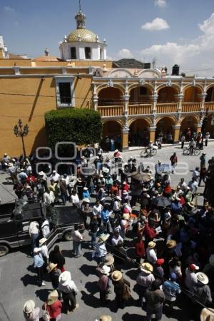 MANIFESTANTES . CHOLULA