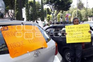 ZÓCALO . MANIFESTACIÓN PARQUE ECOLÓGICO