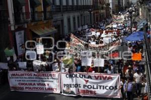 MANIFESTACIÓN CASO CHOLULA