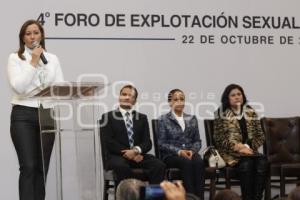 FORO DE EXPLOTACIÓN SEXUAL