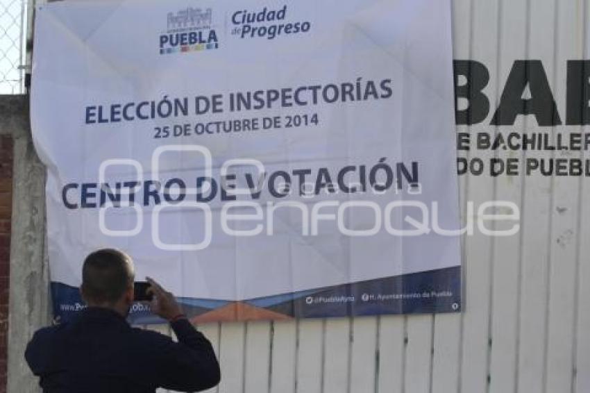 ELECCIONES . INSPECTORÍAS