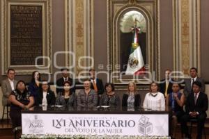 LVI ANIVERSARIO DEL VOTO DE LA MUJER