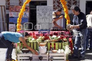 OFRENDA PREHISPÁNICA . BARRIO ARTISTA