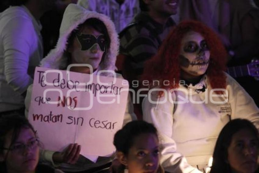 MARCHA SILENCIO POR AYOTZINAPA