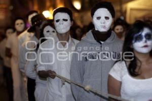 MARCHA SILENCIO POR AYOTZINAPA