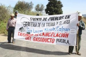 MANIFESTACIÓN CONTRA GASODUCTO