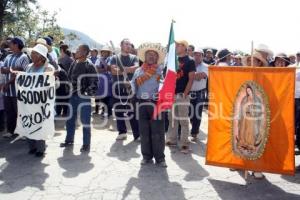 MANIFESTACIÓN CONTRA GASODUCTO