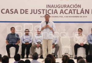 INAUGURACIÓN CASA DE JUSTICIA . ACATLÁN