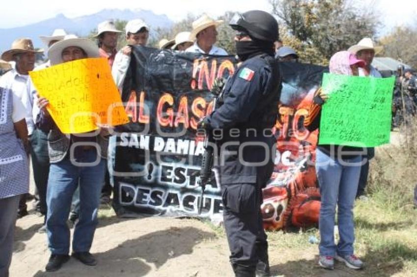MANIFESTACIÓN CONTRA GASODUCTO