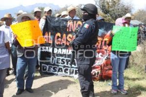 MANIFESTACIÓN CONTRA GASODUCTO