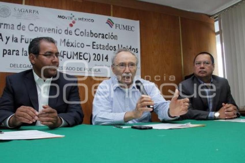 FIRMA CONVENIO SAGARPA - FUMEC