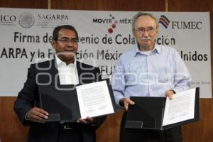 FIRMA CONVENIO SAGARPA - FUMEC