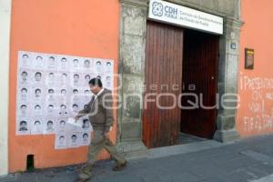 MANIFESTACIÓN POR AYOTZINAPA EN LA CNDH