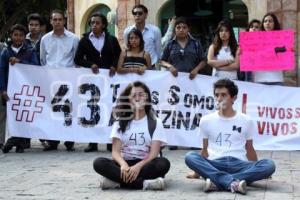 MARCHA AYOTZINAPA. SAN MARTÍN TEXMELUCAN